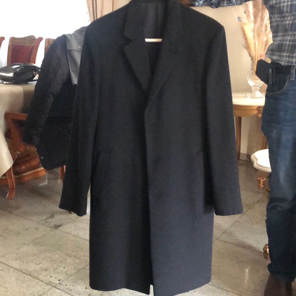 Dark grey/black midi coat